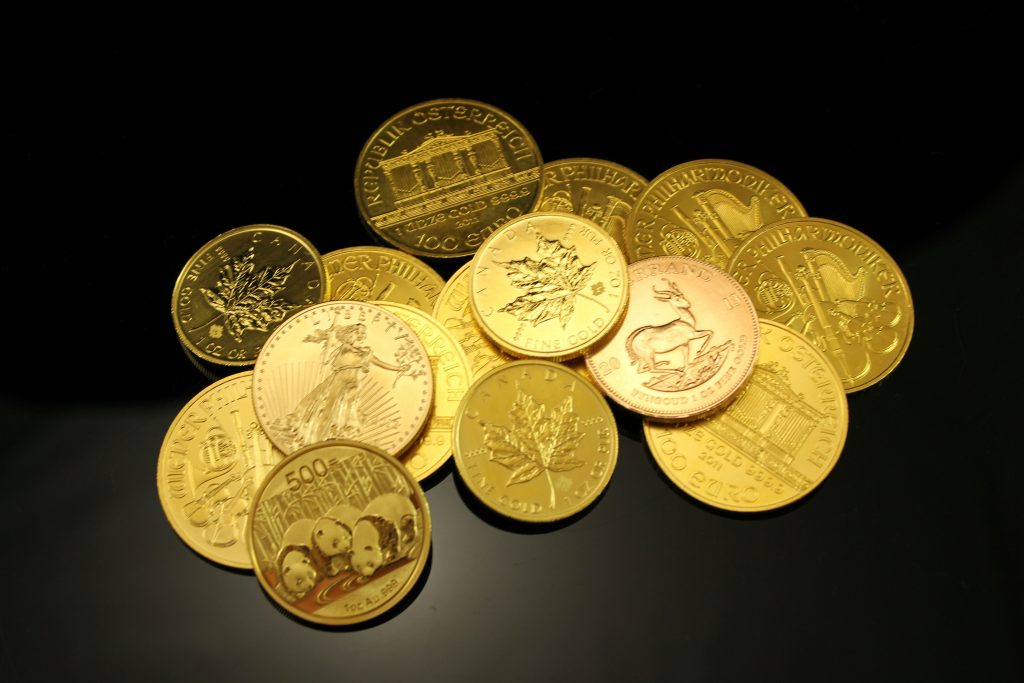 Gold coins